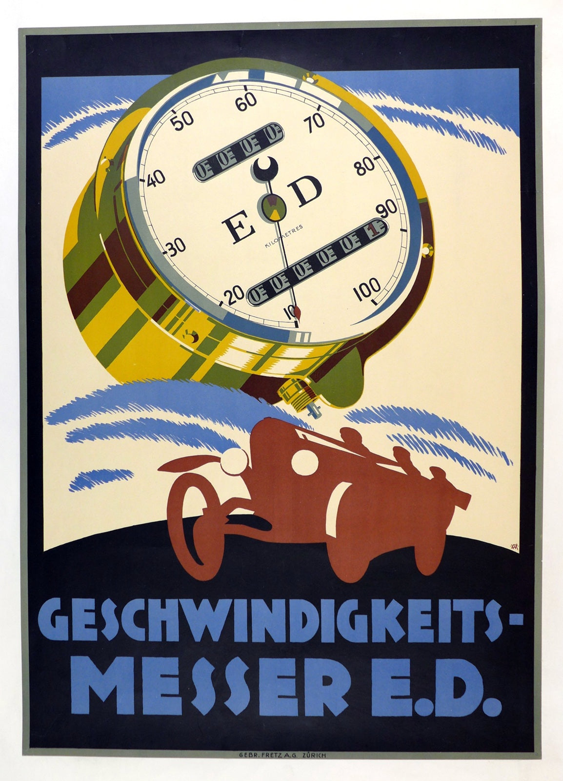 E D Speedometers poster