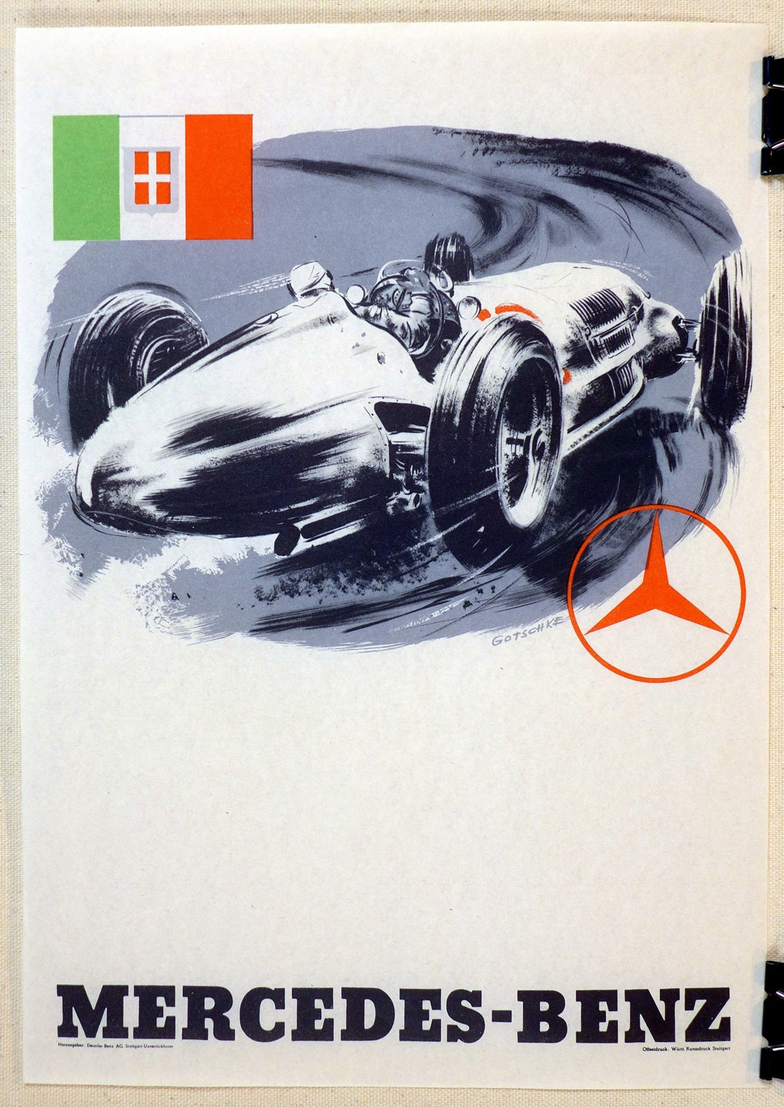 Mercedes Benz poster
