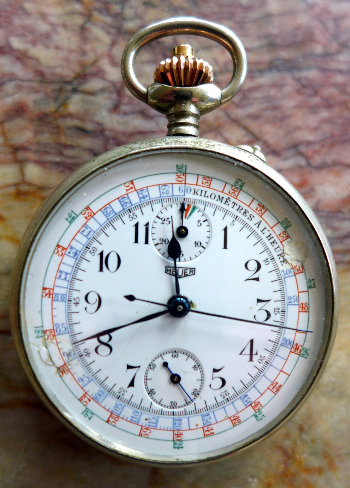 Heuer Chronometer pocket & stop watch
