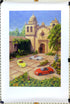 Porsche at Carmel Mission concours poster