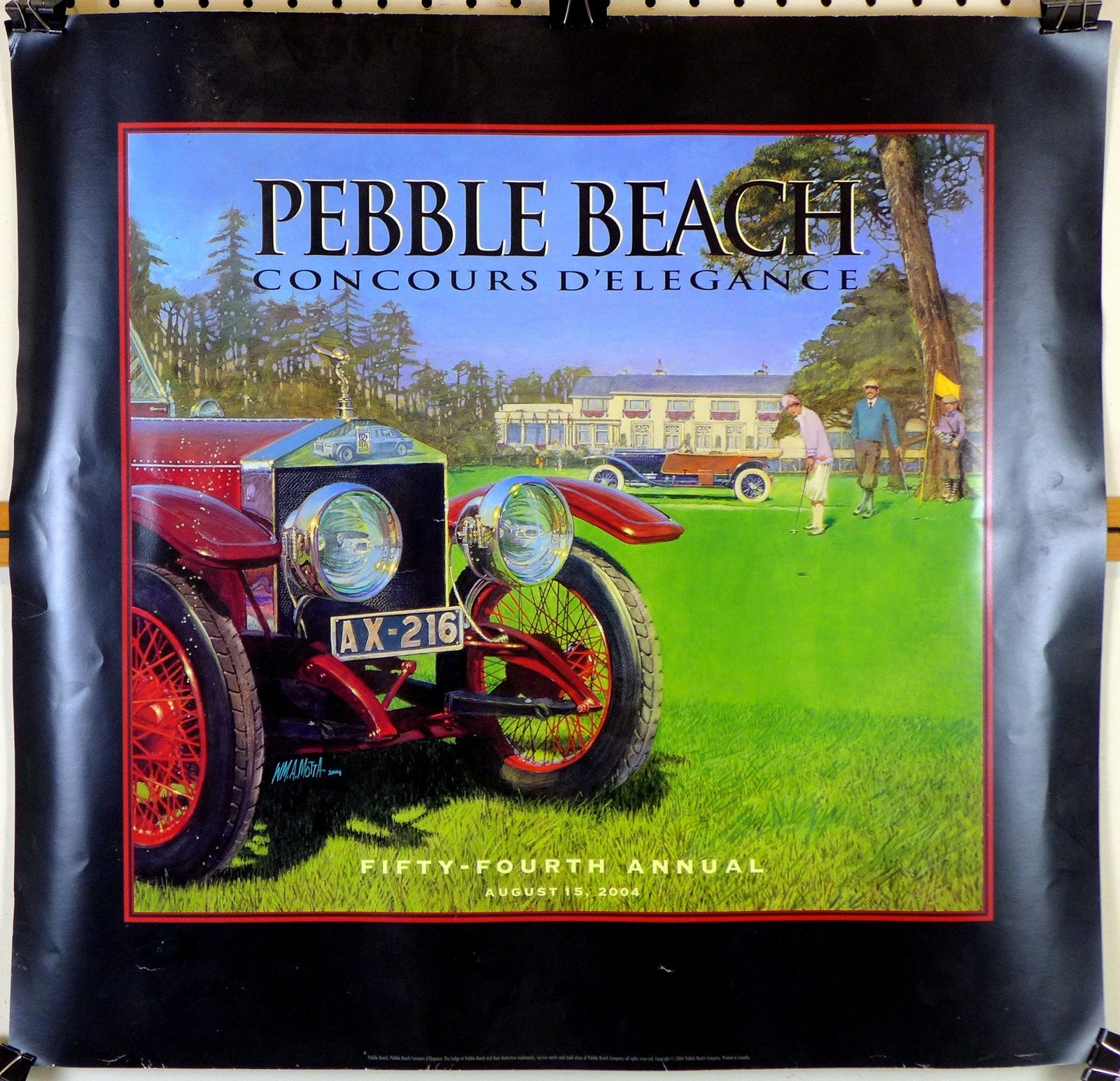 Pebble Beach Concours 2004 poster