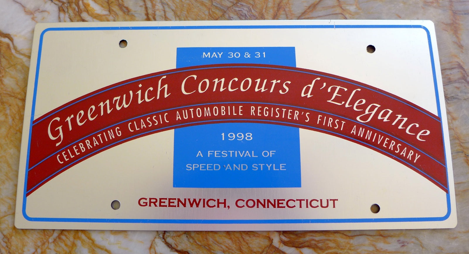 Original License Plates