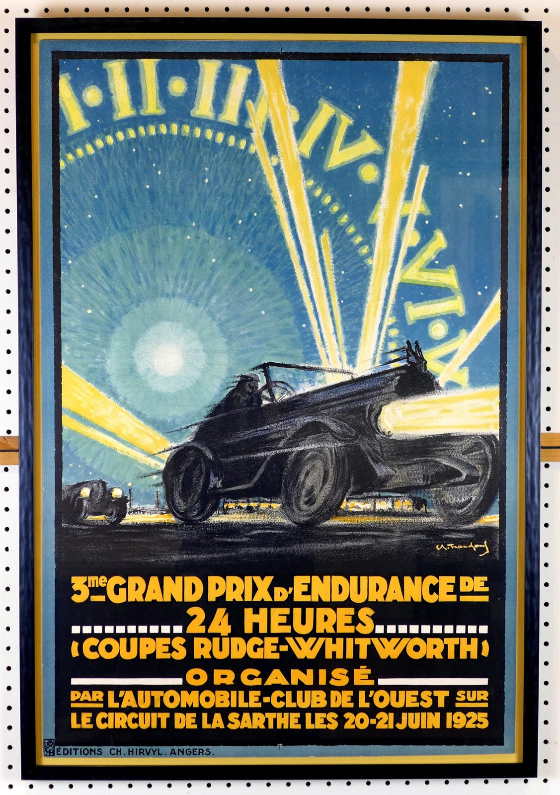 1925 Le Mans event poster