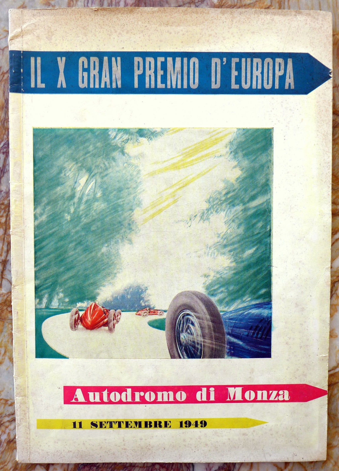 1949 Italian Grand Prix ~ G P Europa program