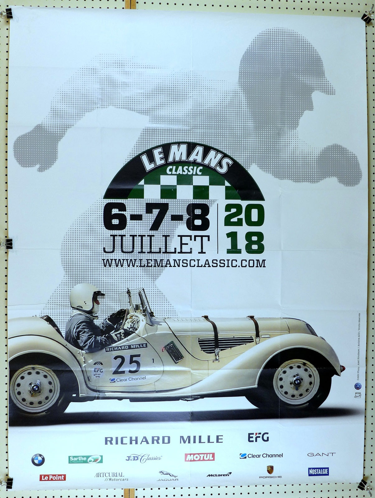 2018 Le Mans Classic event poster