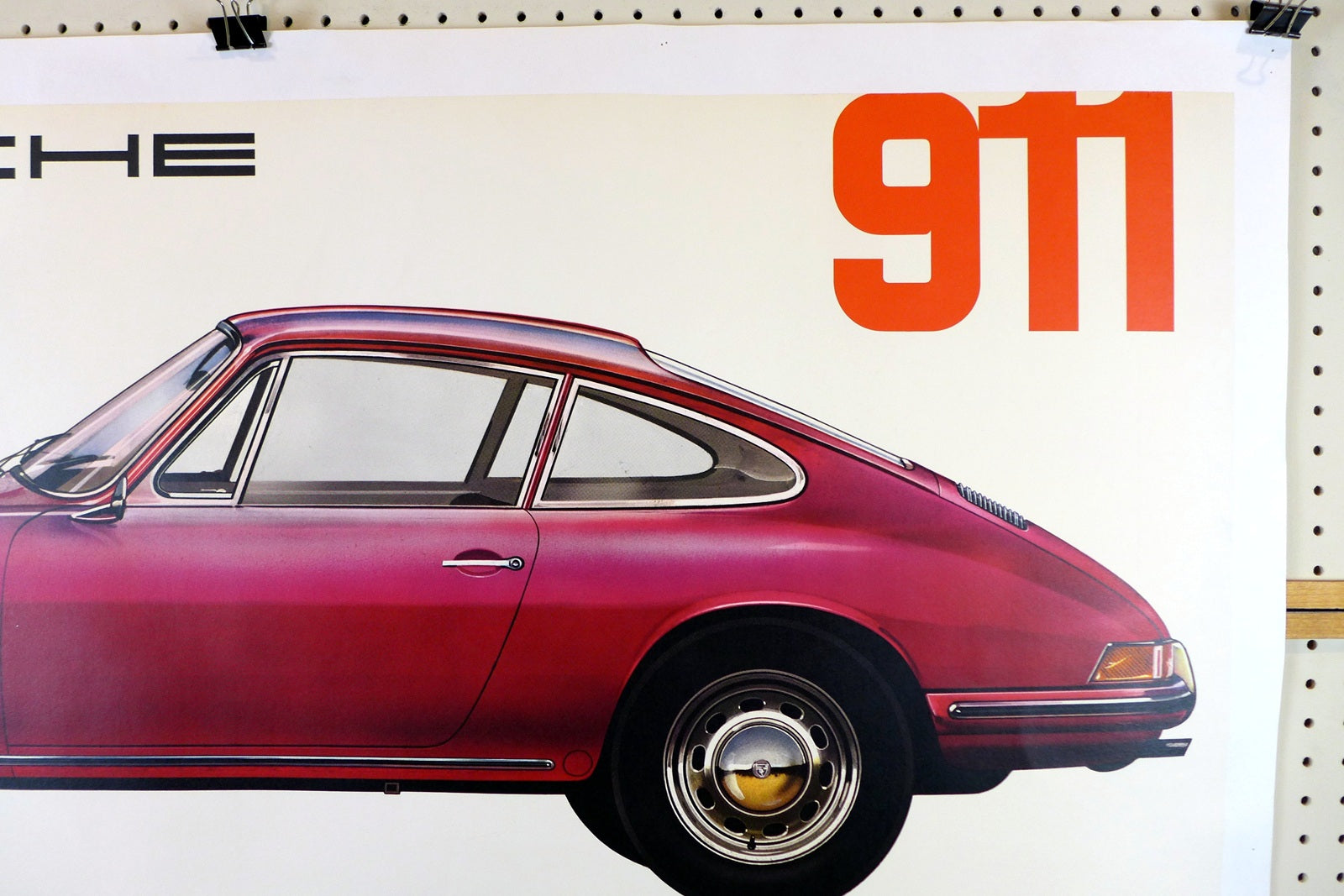 Porsche 911 Intro Showroom Poster - French