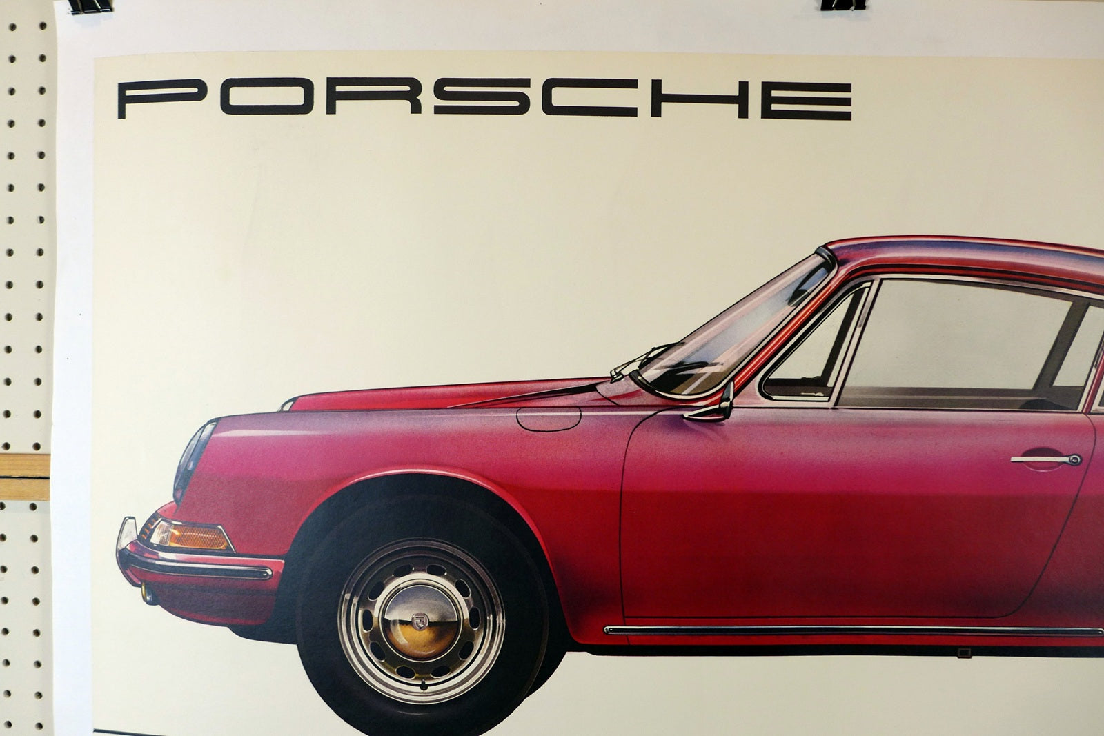 Porsche 911 Intro Showroom Poster - French