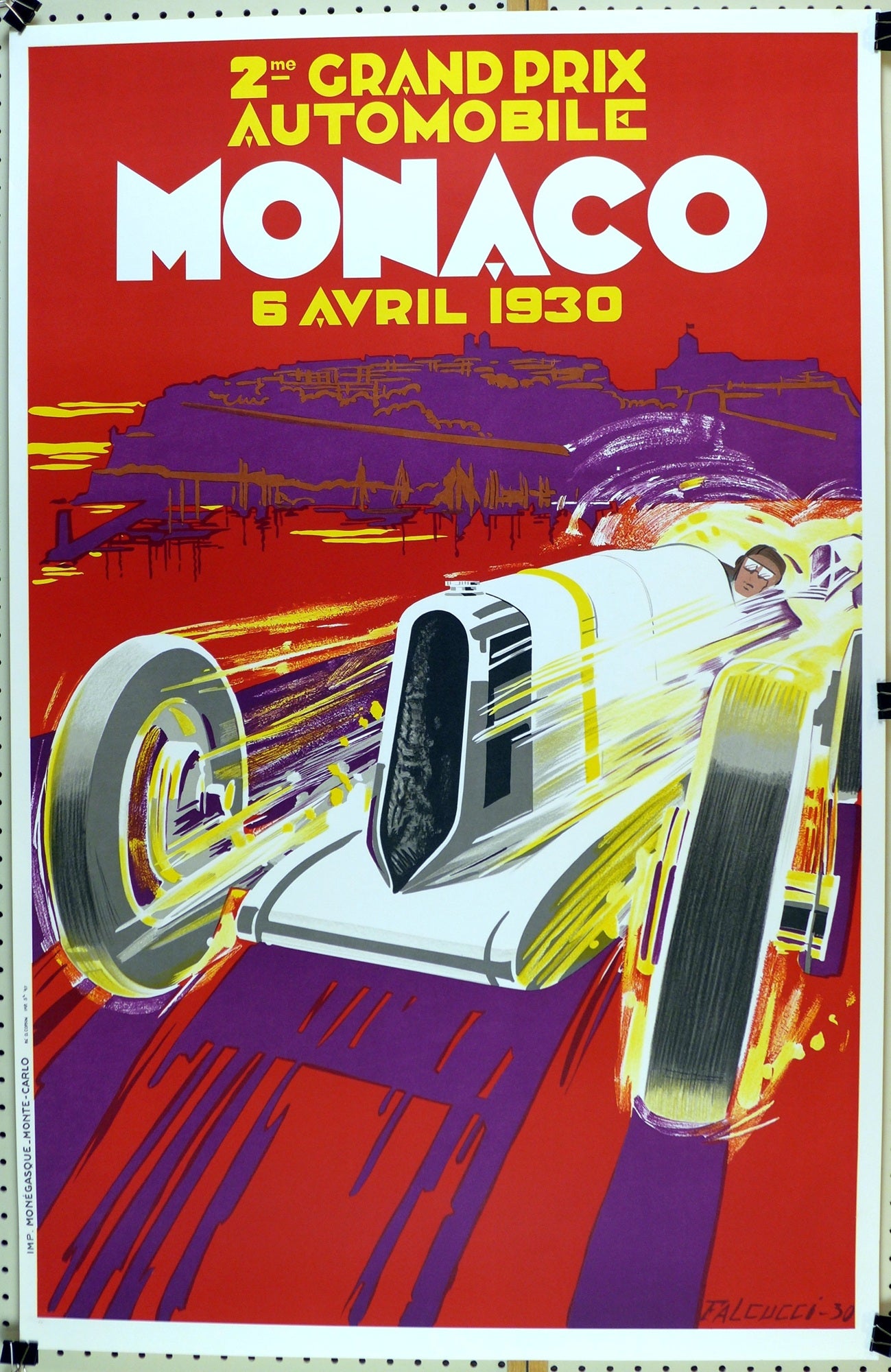 1930 Monaco Grand Prix by Falcucci