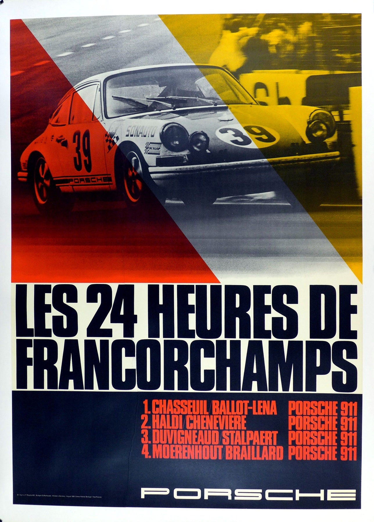 Porsche 24 Hours Francorchamps Poster