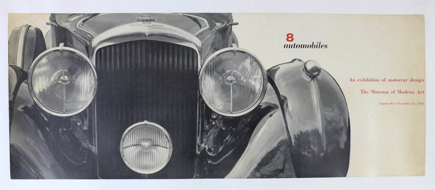 8 Automobiles ~ MOMA exhibition 1951