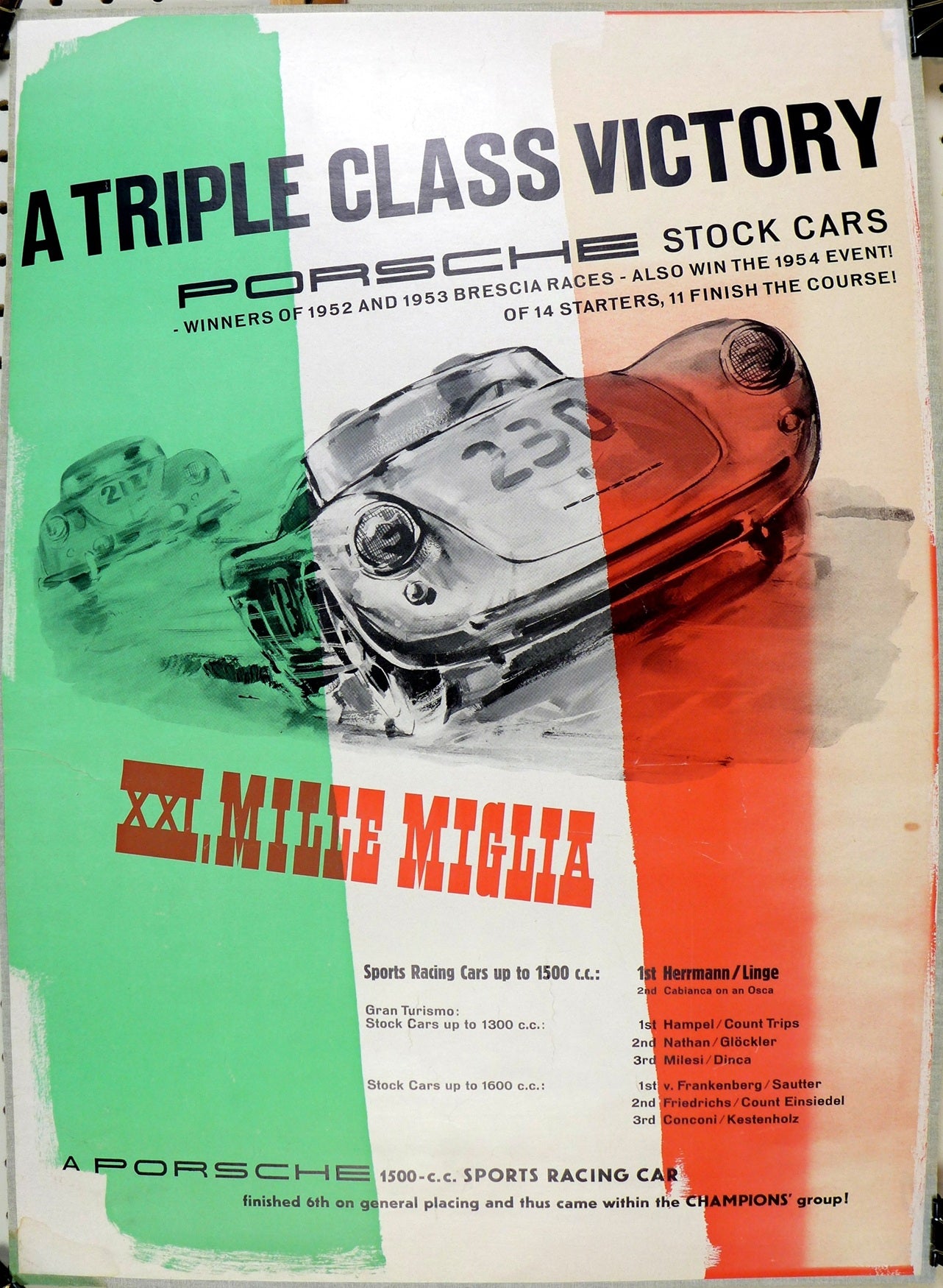 1954 Triple Class Victory Mille Miglia