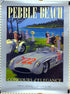 Pebble Beach Concours 2011 original poster ~ Mercedes Benz 300 SLR