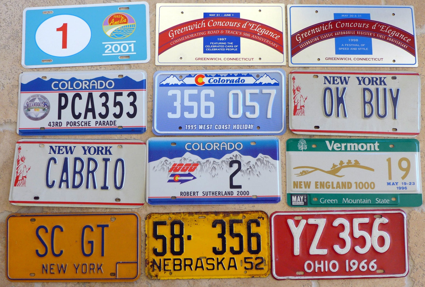Original License Plates