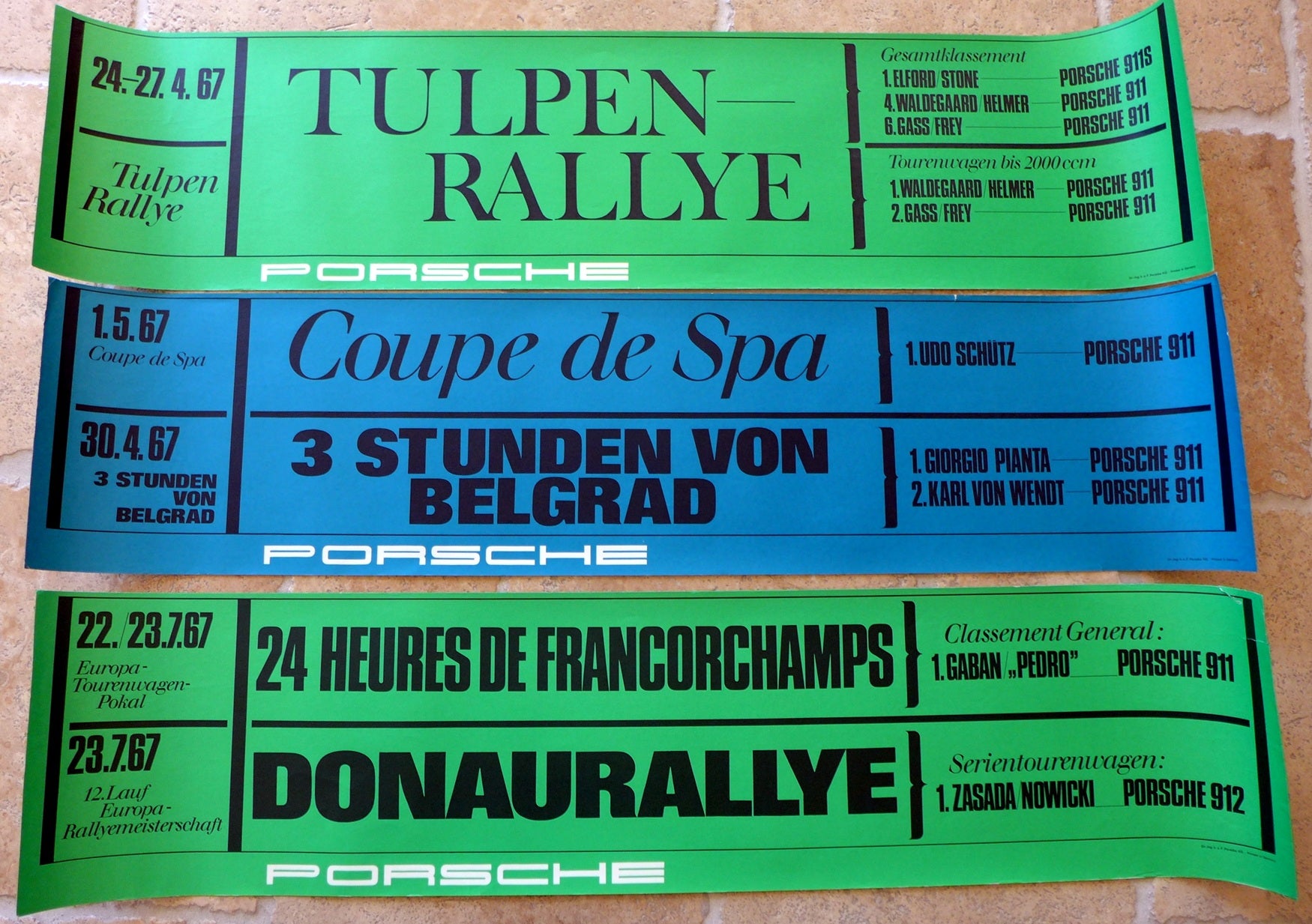 1967 Race Commemorative Banners