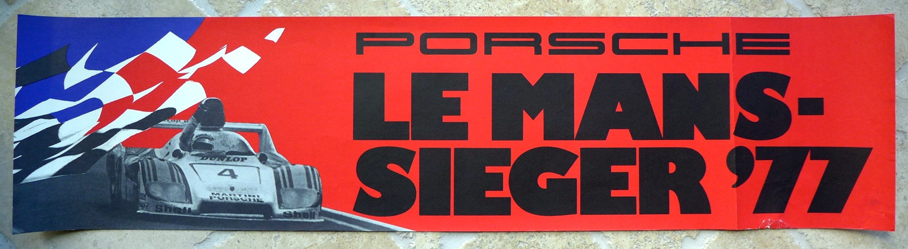 1977 Le Mans Commemorative Banner