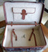 Vintage Leather Suitcase - 1950-60's