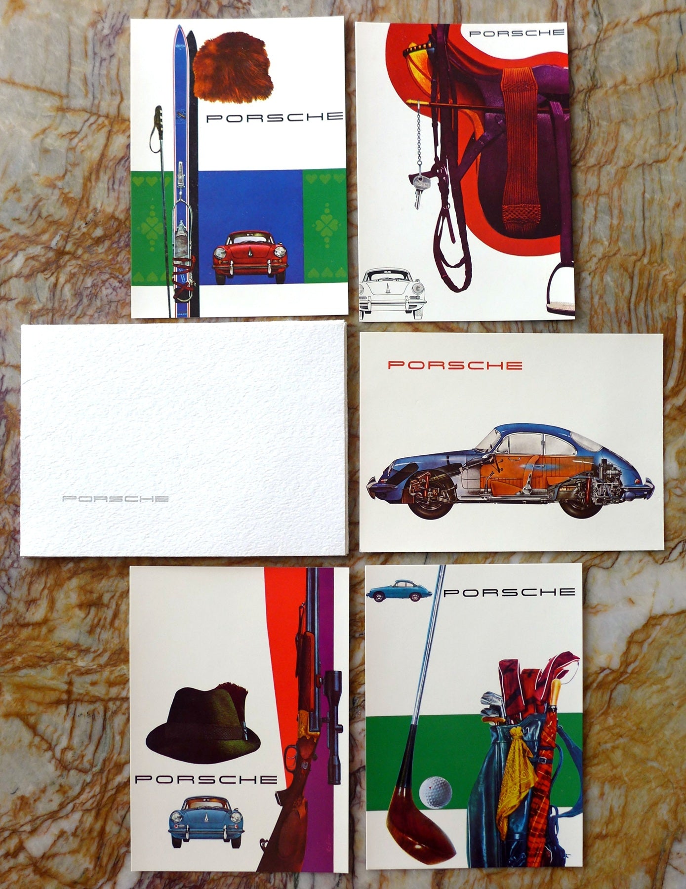 Porsche Sporting Life postcard set