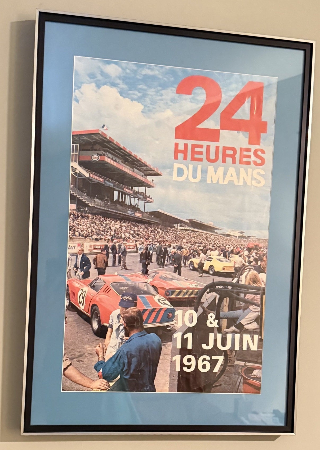 1967 Le Mans event poster