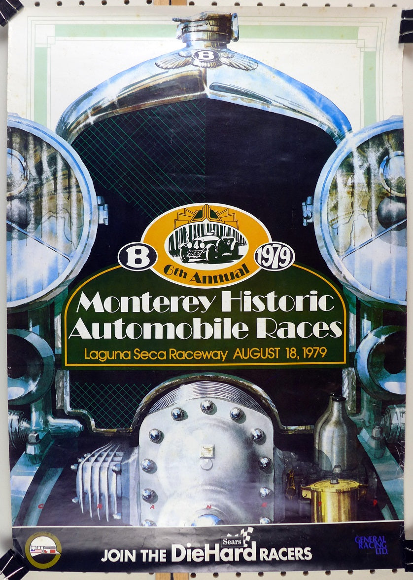1979 Monterey Historic Car Races Poster
