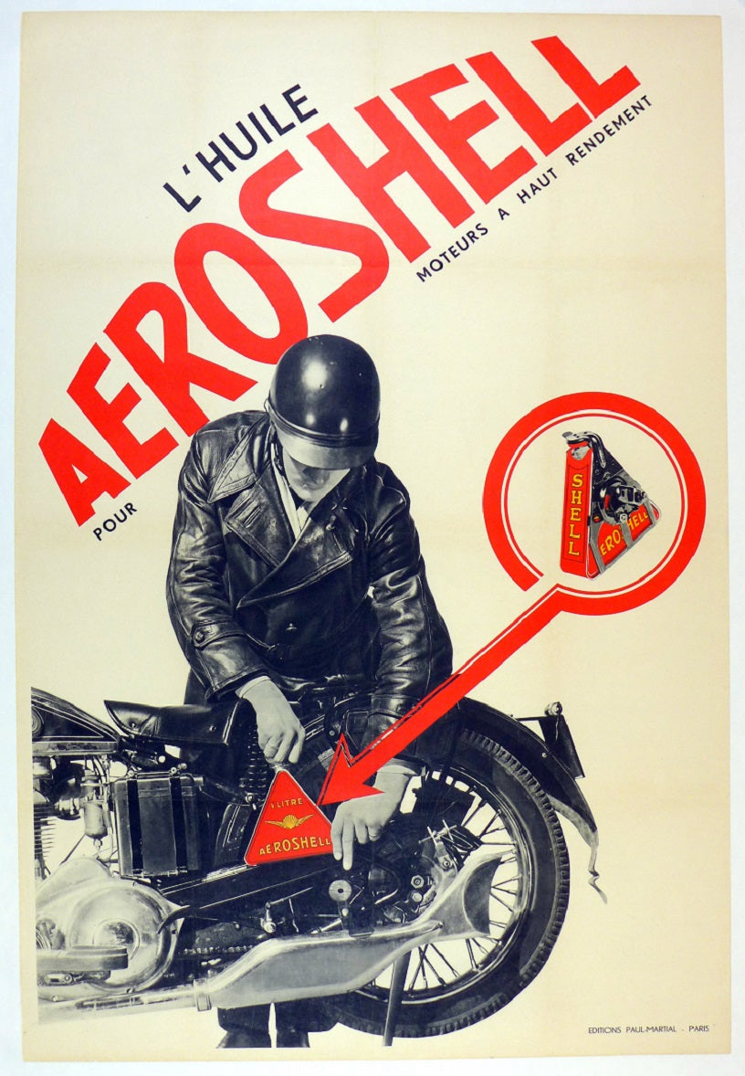 L'Huile Aeroshell Poster
