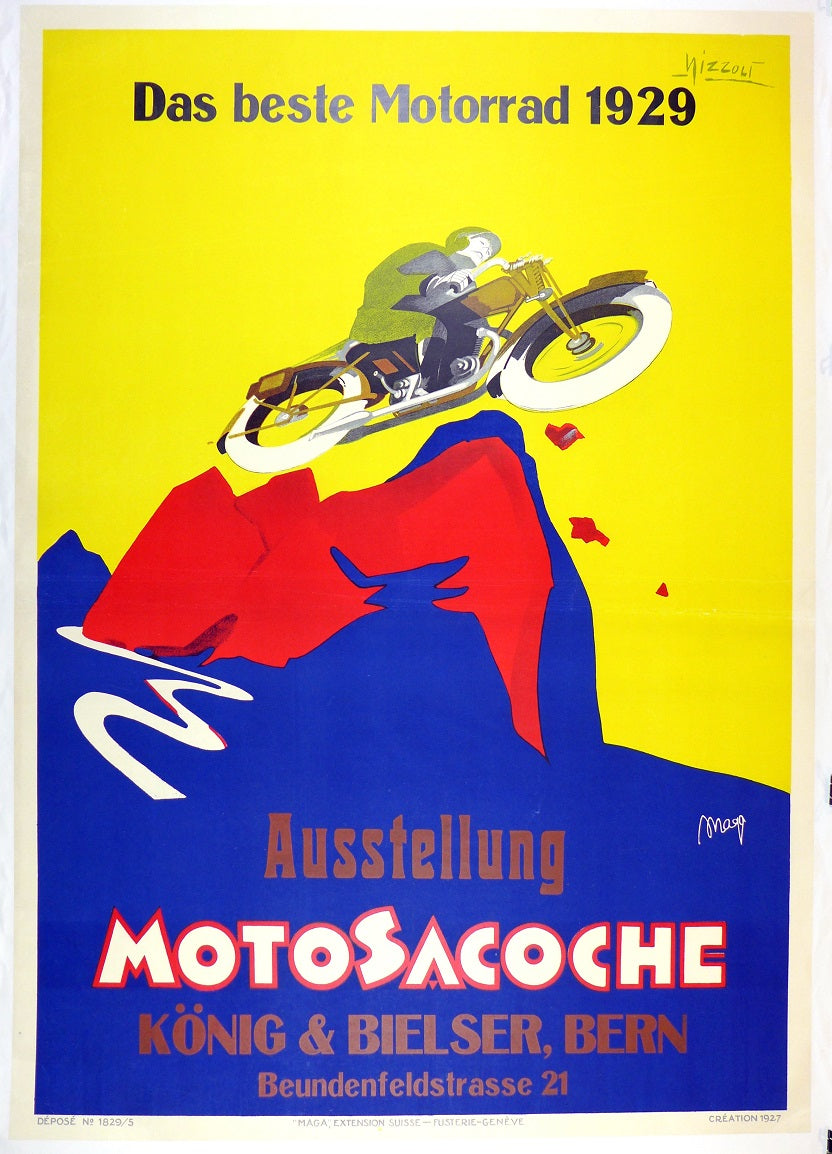 1929 Moto Sacoche Poster