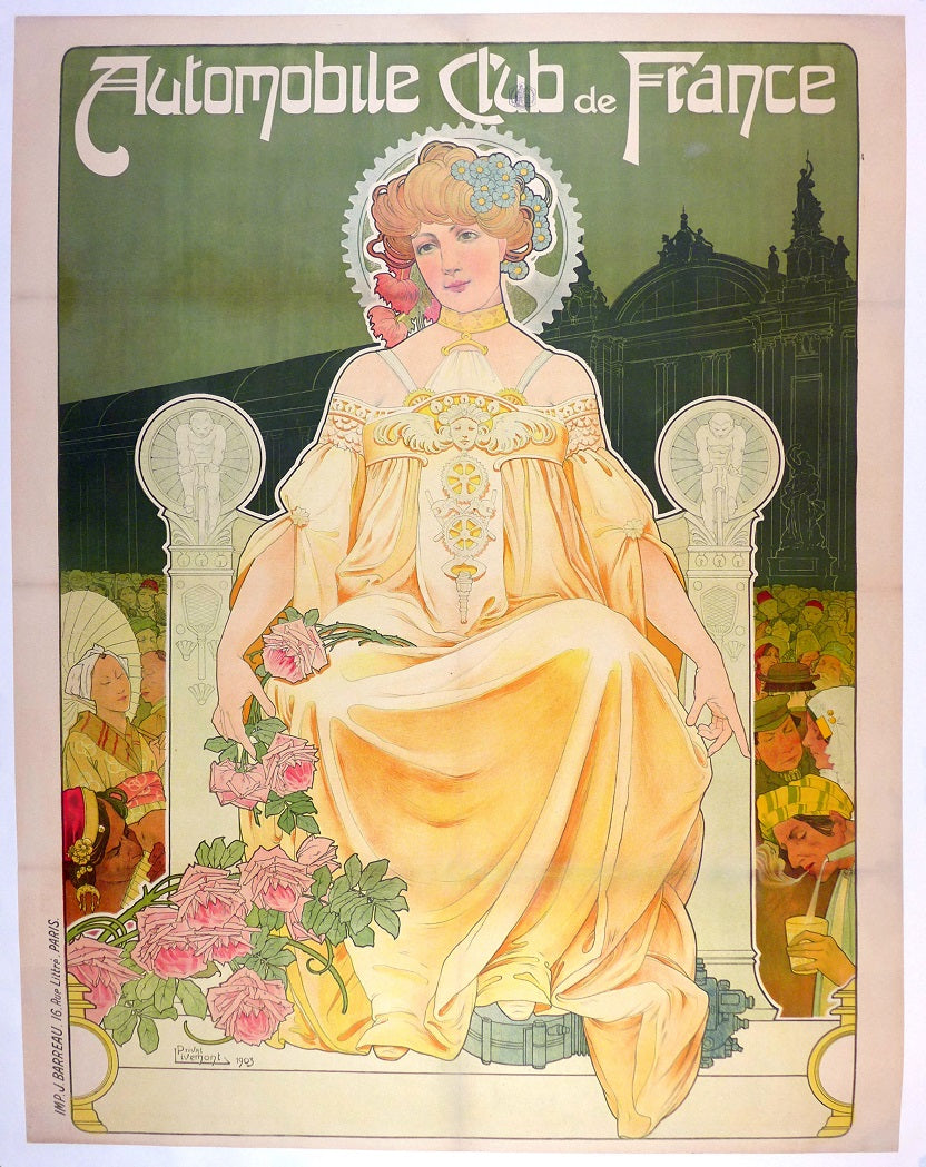 1903 Automobile Club de France Poster