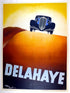 1935 Delahaye Poster