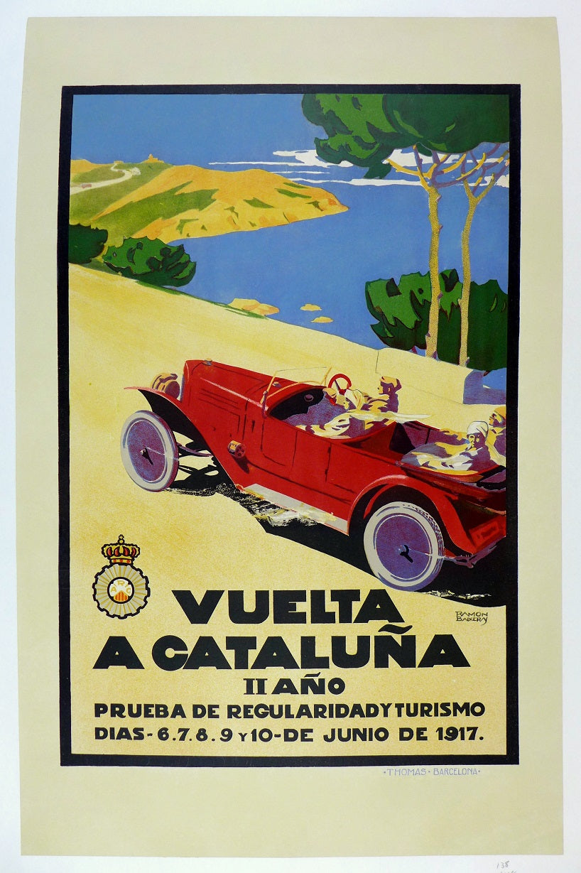 1917 Vuelta a Cataluna Poster