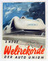 3 New World Records for Auto Union 1937 Poster