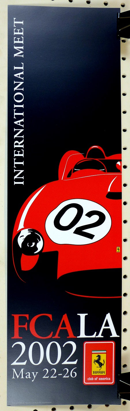 2002 Ferrari Club of America Event Poster