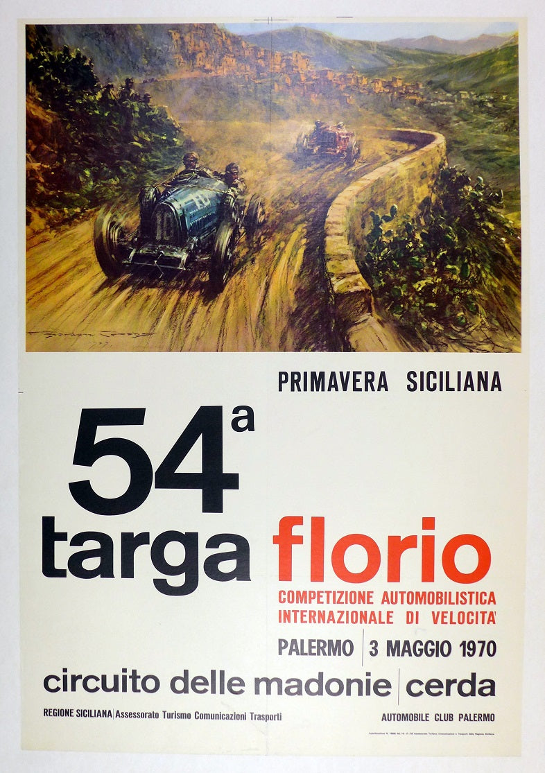 1970 Targa Florio Poster