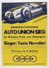 Auto Union Seig 1938 Poster