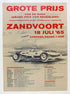 1965 Zandvoort Grand Prix Poster