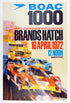 1972 BOAC 1000 Poster