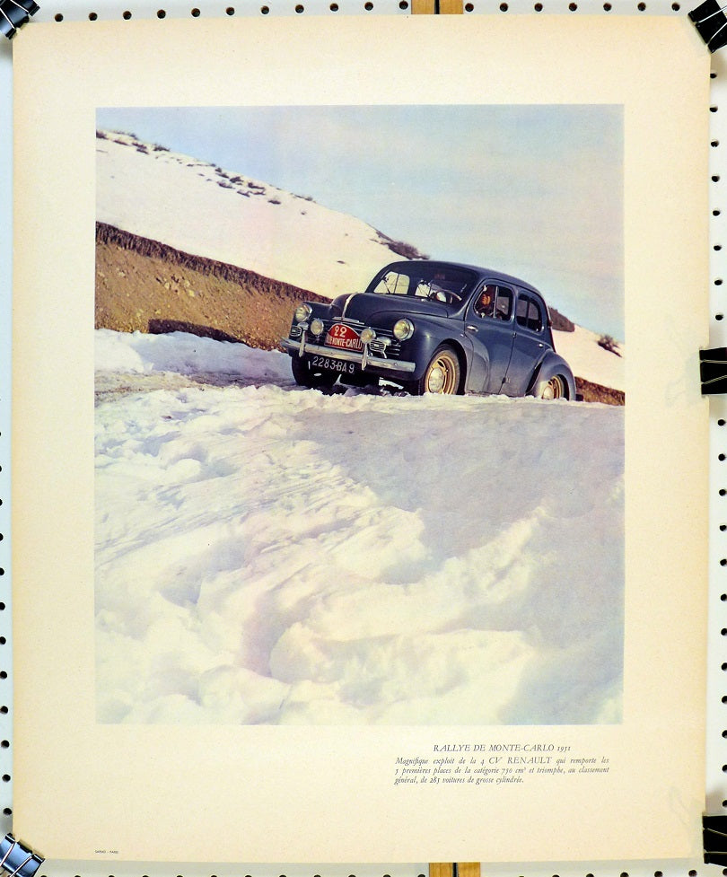Renault 4CV Poster