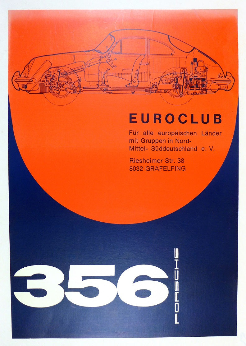 Euroclub 356 Porsche Poster