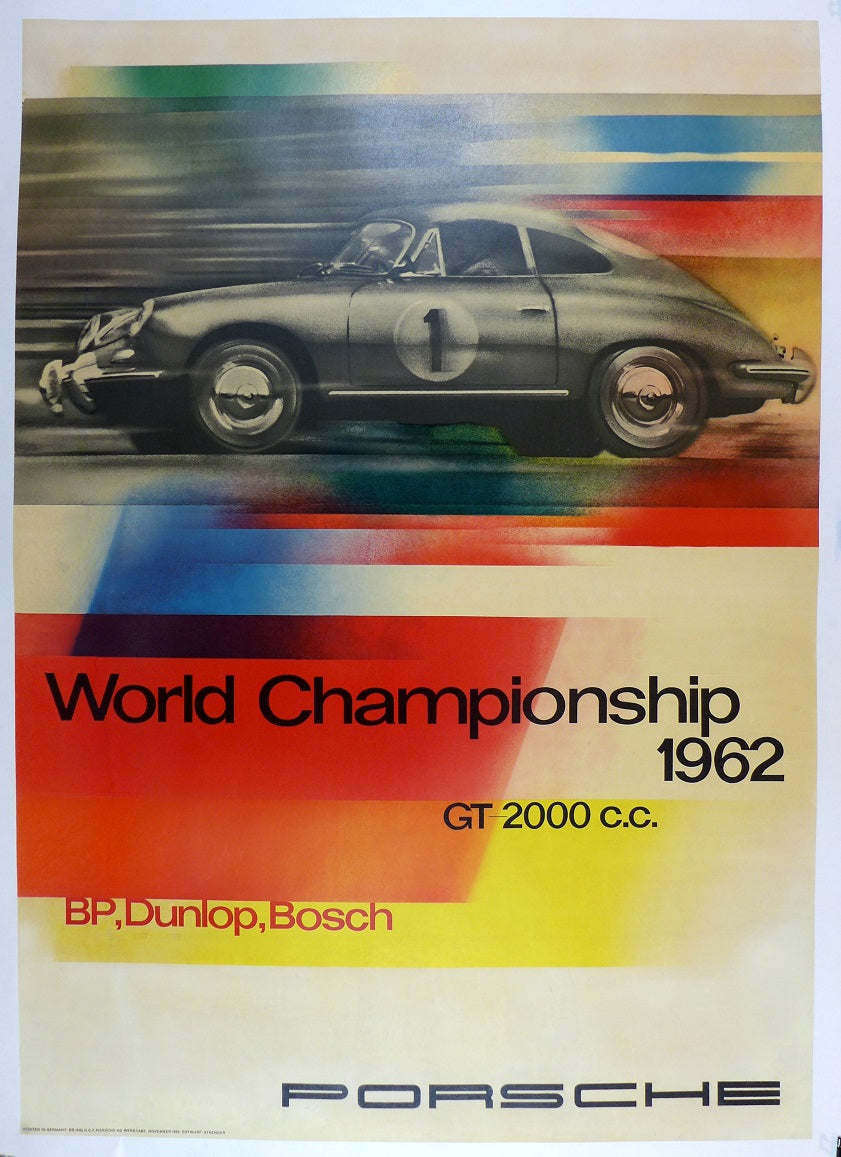 Porsche World Championship 1962 Poster