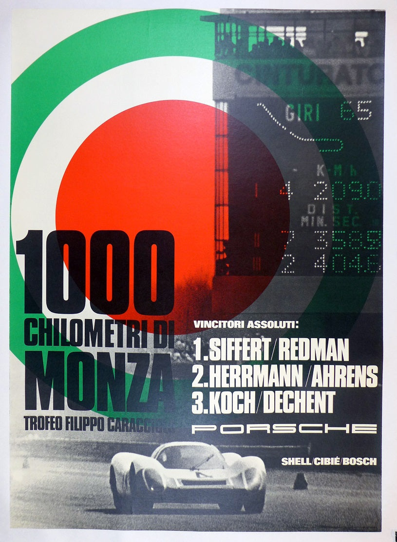 Porsche 1000 Km Monza1969 Poster