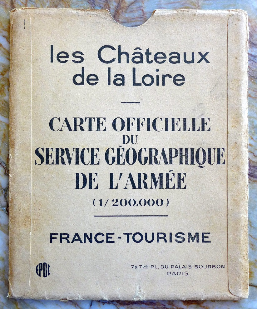 1928 La France Chateau Map