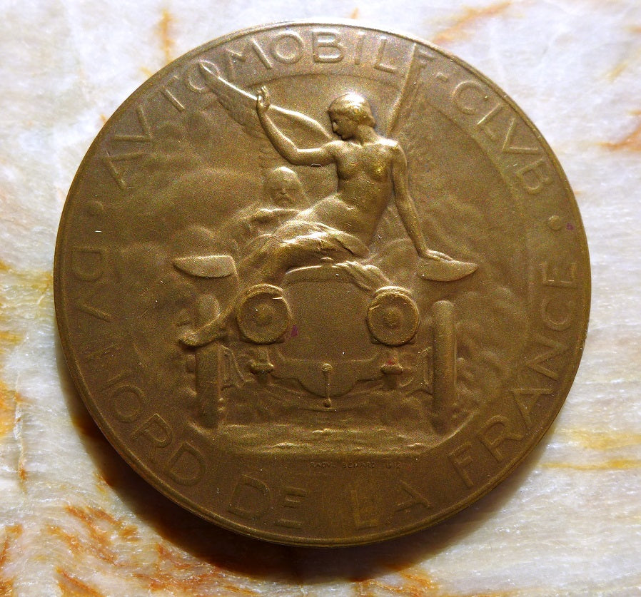 1927 Automobile Club du Nord Medallion