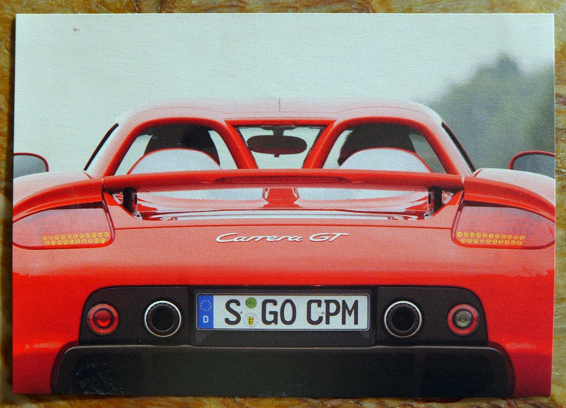 Porsche Carrera GT Christo Postcard