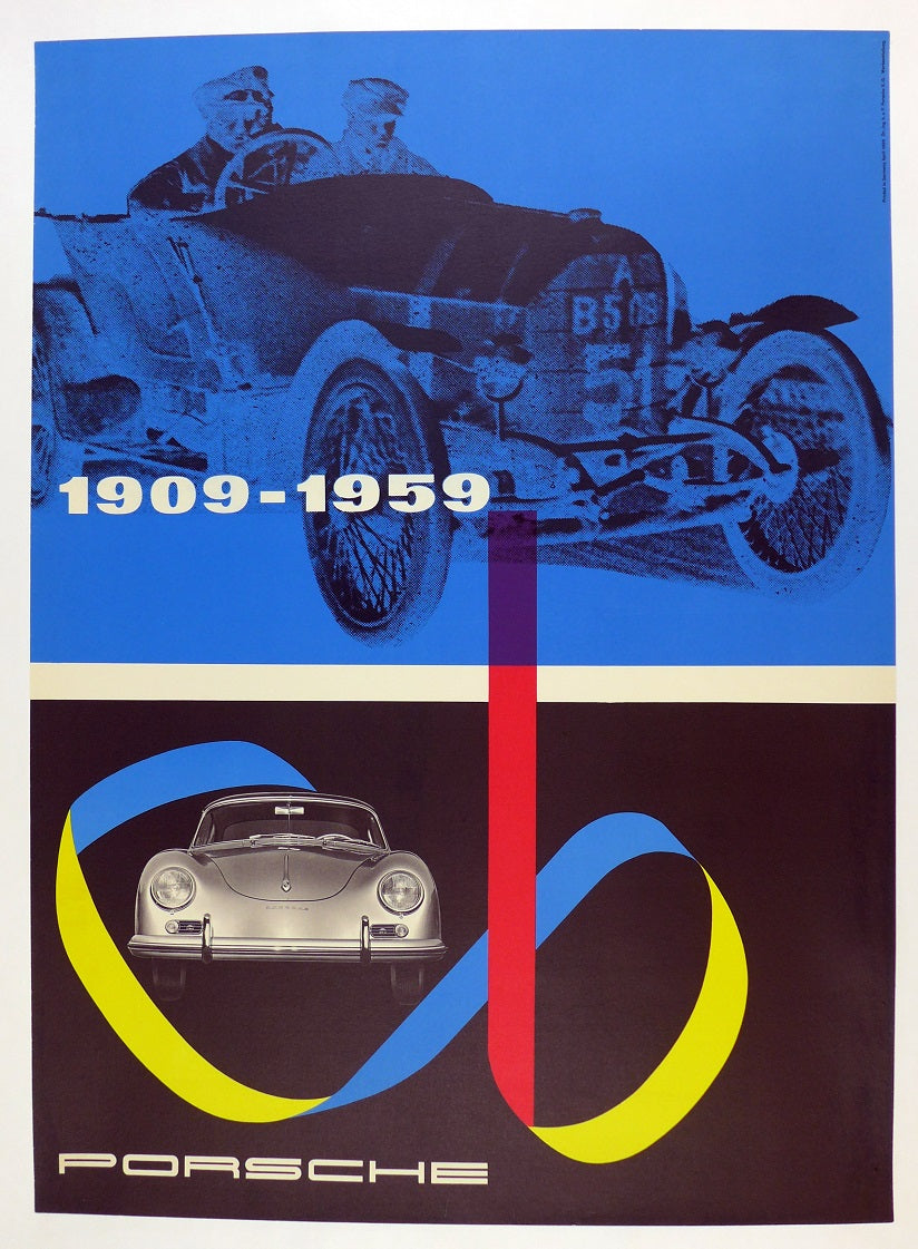 Porsche 1909 ~ 1959 Poster
