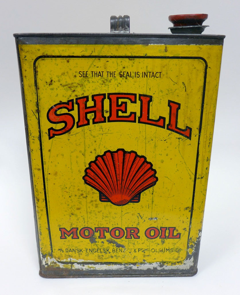 Shell Motor Oil Can – Vintage Auto Posters
