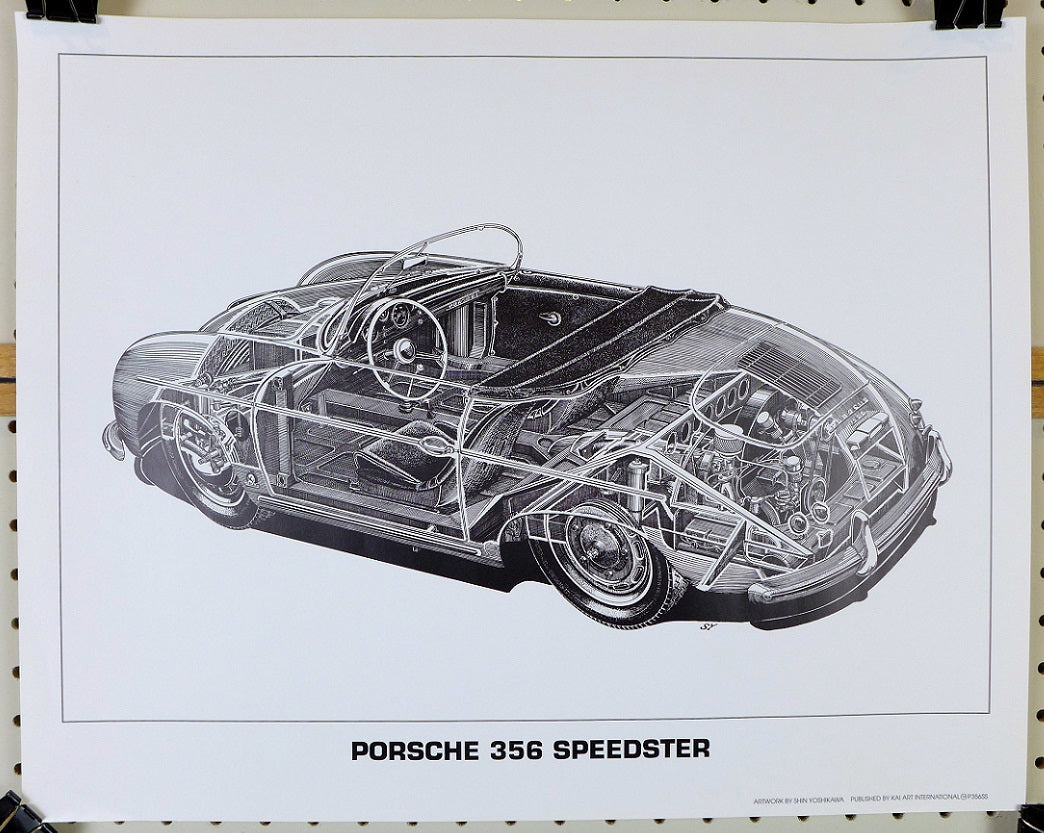 Porsche 356 Speedster Poster