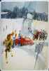 Porsche 356 T-6 Coupe In The Snow Repro Poster