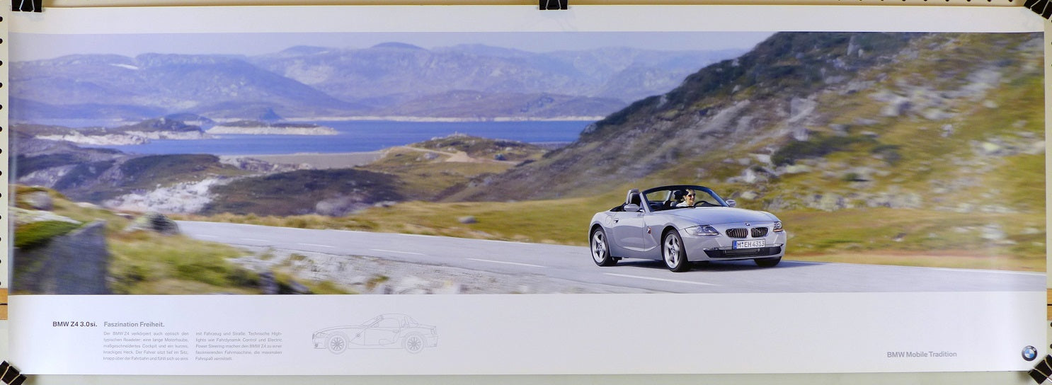 BMW Mobile Tradition Heritage Poster Z4 3.0 si