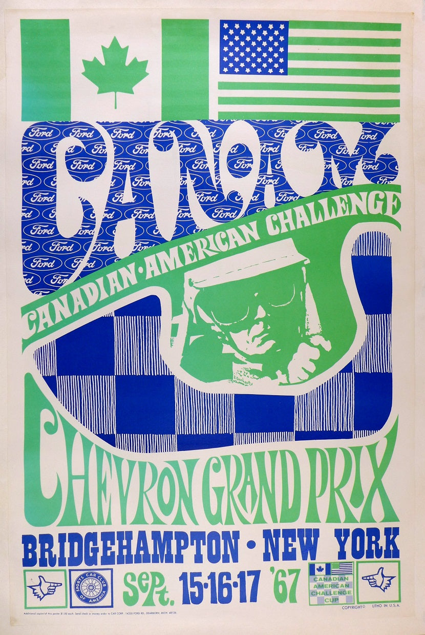 1967 CanAm Race Event Posters Wanted