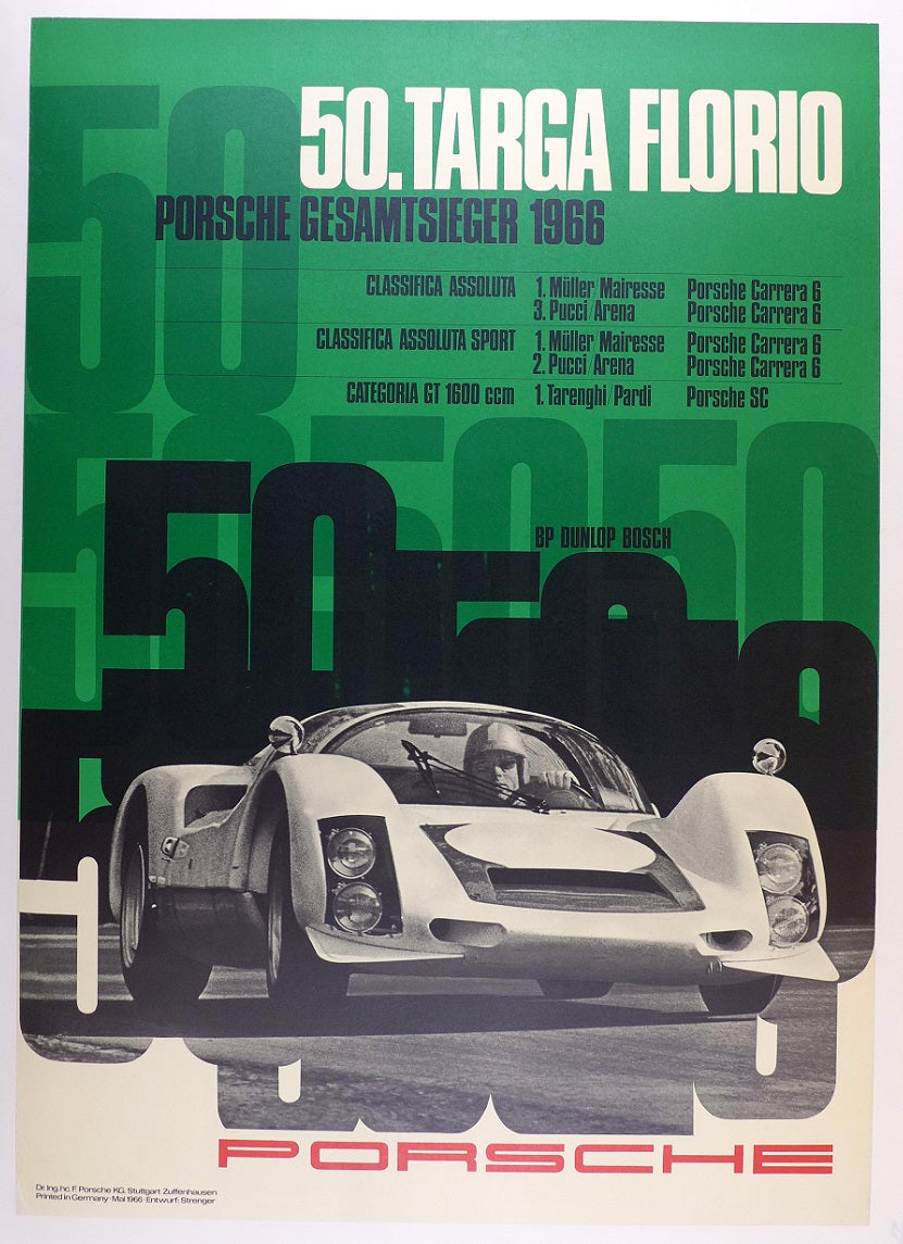 Porsche Targa Florio 1966 Poster