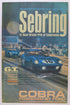 1964 Sebring Shelby American Poster Signed