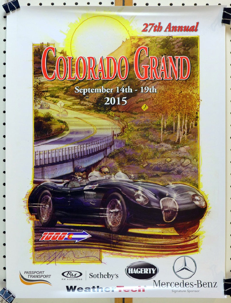 2015 Colorado Grand Poster Jaguar C-Type